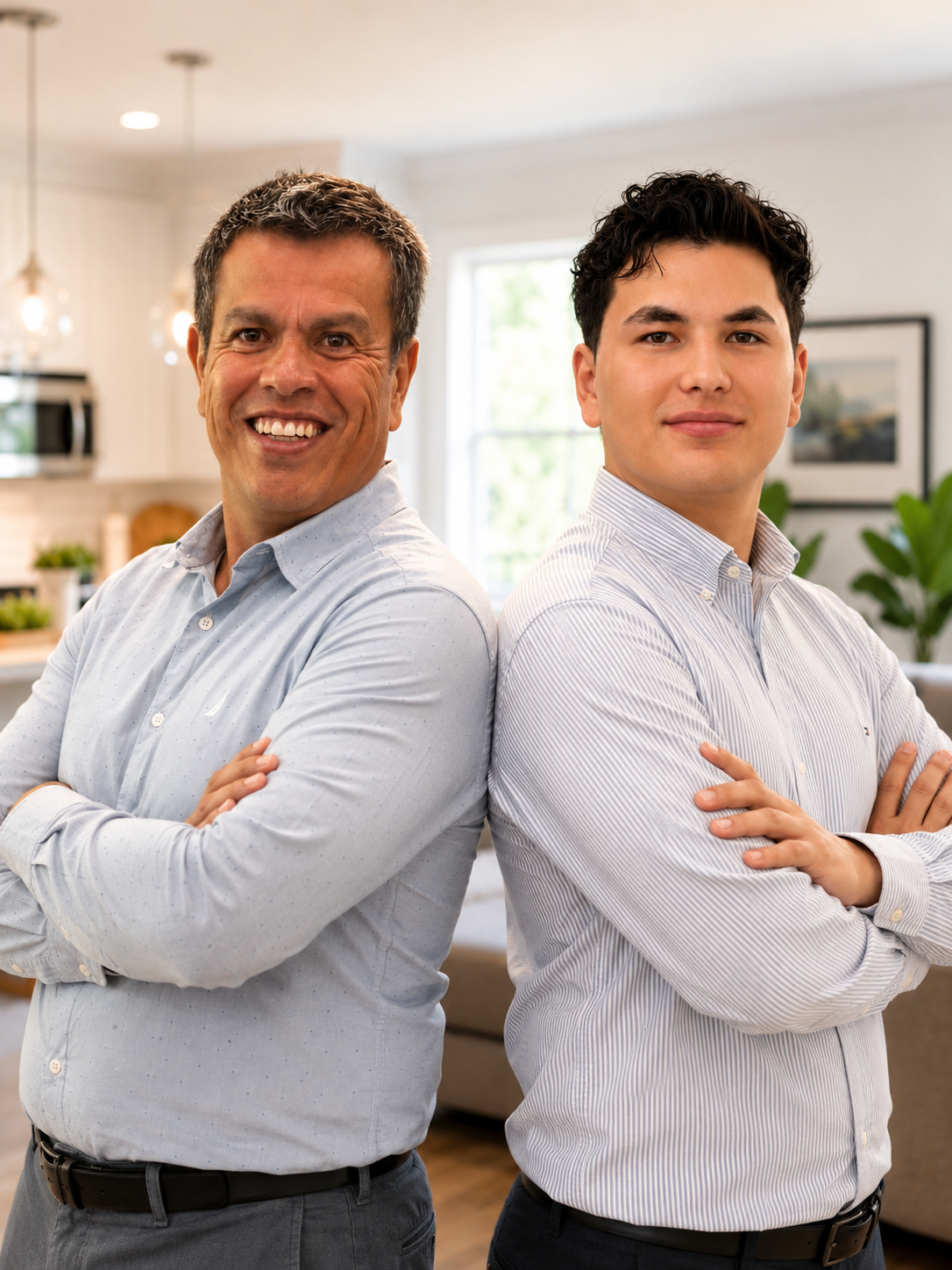 Carlos Tovar and Mario Y. Castillo, co-owners of Vista Cleaning Co.